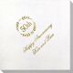 50th Wreath Bamboo Luxe Napkins Image 1 of 2